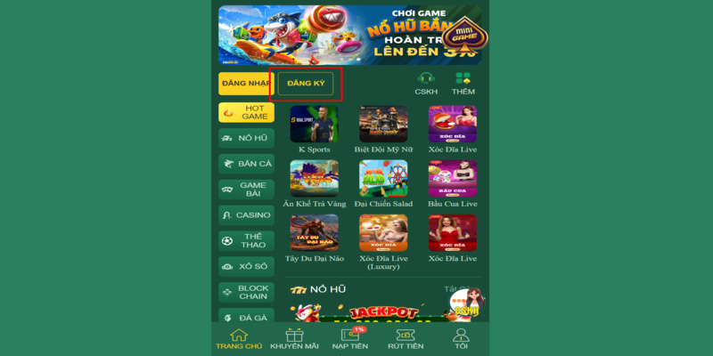 Đăng ký tài khoản để tham gia casino online AG casino dễ dàng